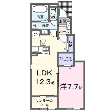 紀伊山田駅 徒歩15分 1階の物件間取画像